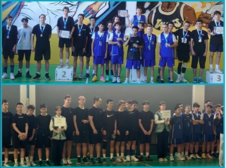 Волейболдан аудандық жарыстарда 2 орын. 2 место в районных соревнованиях по волейболу